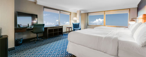 Hotel Rooms - 2 Queen Cityview (Upper Floors) - Wyndham Fallsview Hotel
